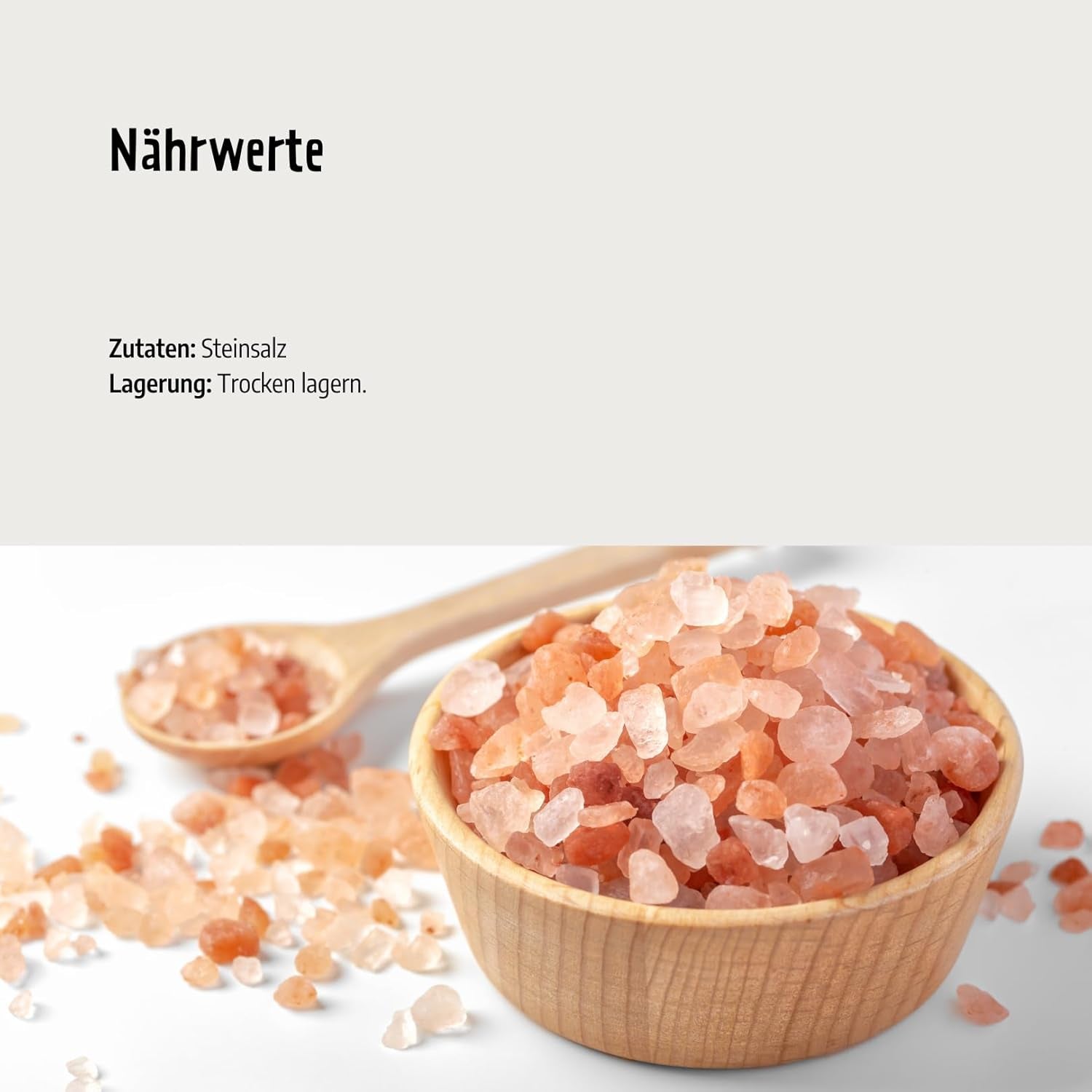 Govinda Kristallsalz - gruba (1kg) | 250 milionów dolarów alt | Region Salz aus der Pendżab | 100% naturalnego piękna i ohne Zusätze | Ajurweda | wegańskie | Idealny do młyna solnego