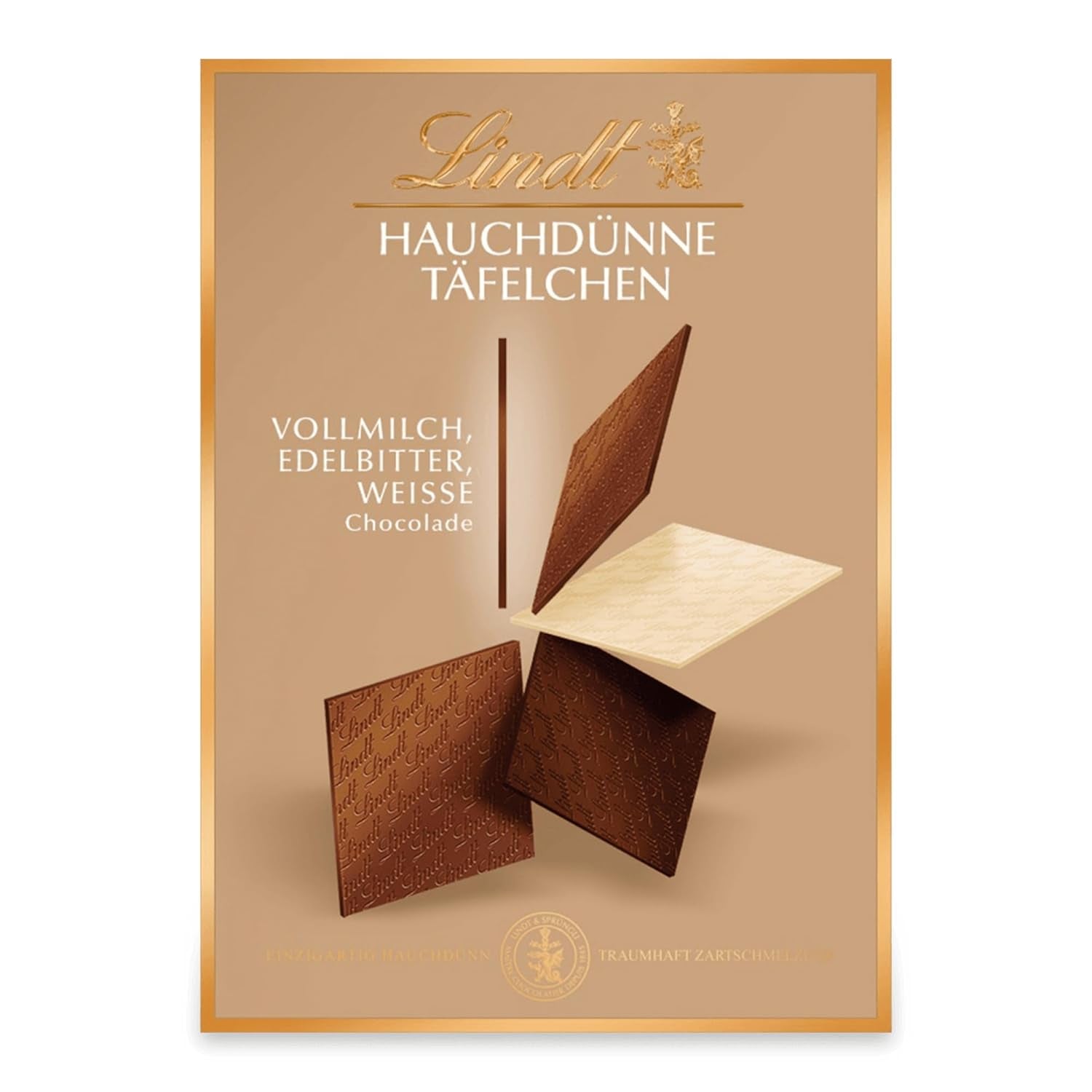 Lindt Chocolate Ultracienkie batony z ciemnej czekolady | 125 g | Ultracienkie tabliczki najlepszej ciemnej czekolady | Szczególnie cienki i delikatny | Prezent czekoladowy (1 opakowanie)