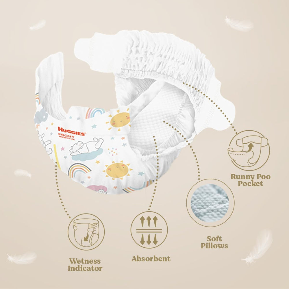 Pieluchy dziecięce Huggies Extra Care Disney, rozmiar 5 (12-22 kg), 2 opakowania x 33 pieluszki, łącznie 66 pieluszek