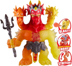 Heroes of Goo Jit Zu BANDAI CO42948 Figura de acțiune, cel mai puternic erou, regele Hydra are cu forțele sale de lavă furie în 25 cm, multicolor Action figures Naty Shop