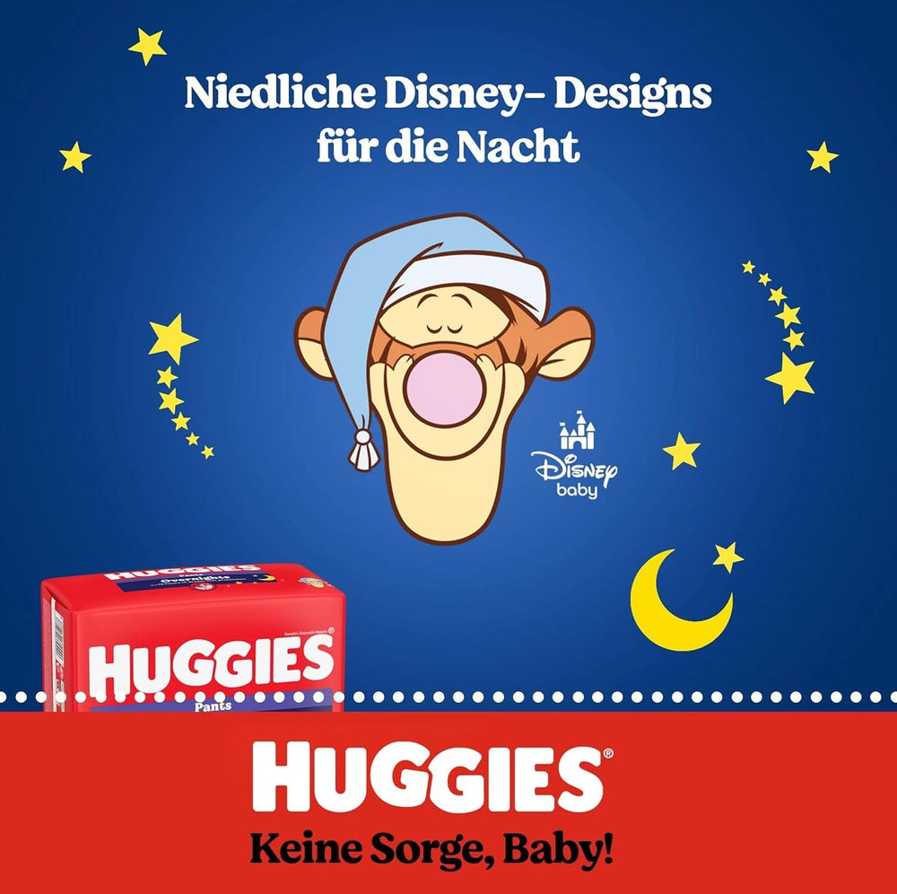 Spodnie nocne Huggies rozmiar 4 (9-14 kg), miesięczne pudełko na pieluchy, 104 sztuki Sklep dla mamy i dziecka Naty Shop