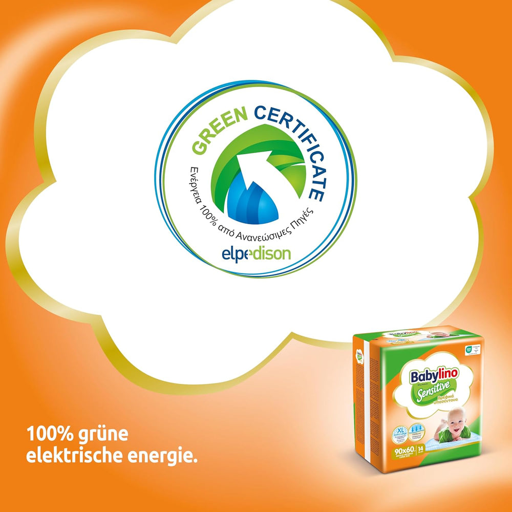 Chusteczki nawilżane wrażliwe, 90 x 60 cm, wyjątkowo chłonne, 14 sztuk