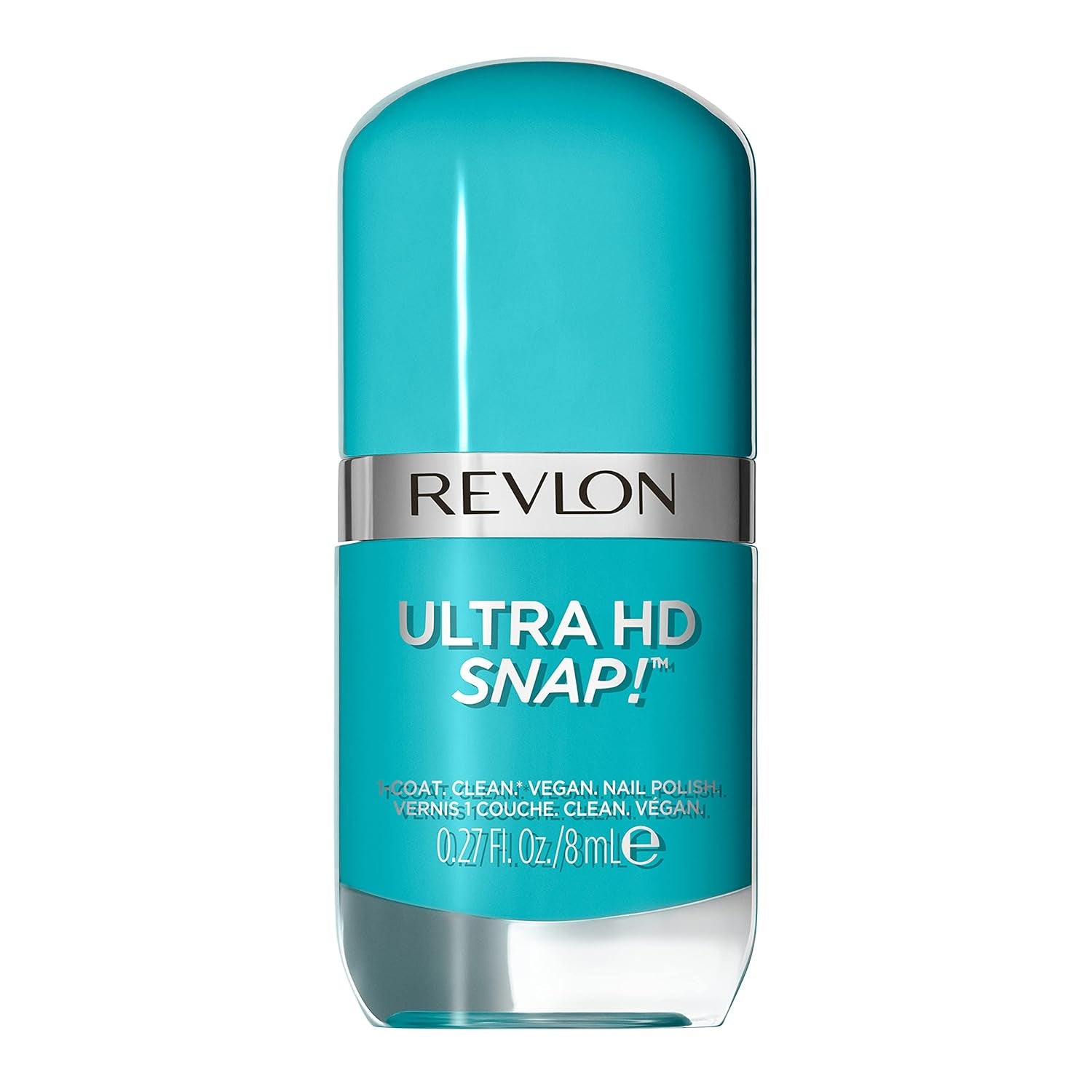 Lakier do paznokci Revlon Ultra HD Snap, długotrwała formuła wegańska, szybkoschnący i pełne krycie w jednej warstwie, kolor (8 ml), czerwono-czarny (014), unisex