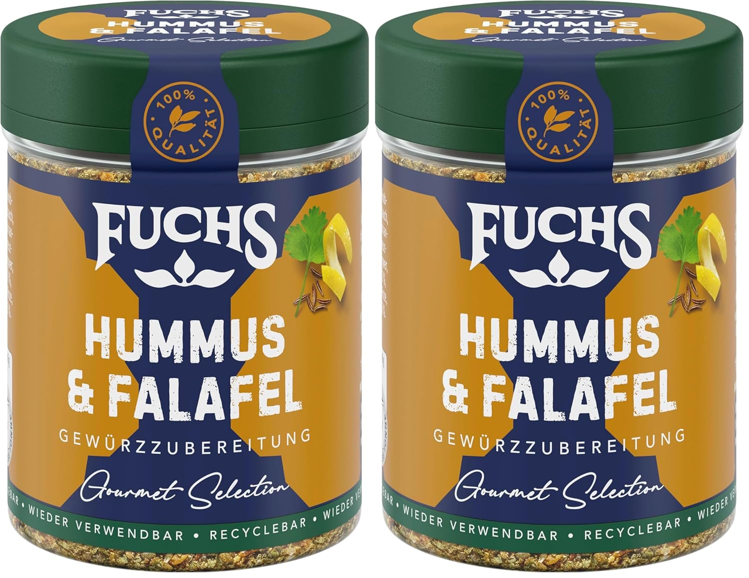 Fuchs Spices Gourmet Selection Bliski Wschód/Afryka - Mieszanka przypraw do kuskusu i bulguru Mieszanka przypraw do wielokrotnego napełniania do przyprawiania potraw bulgur Wegańskie 55g