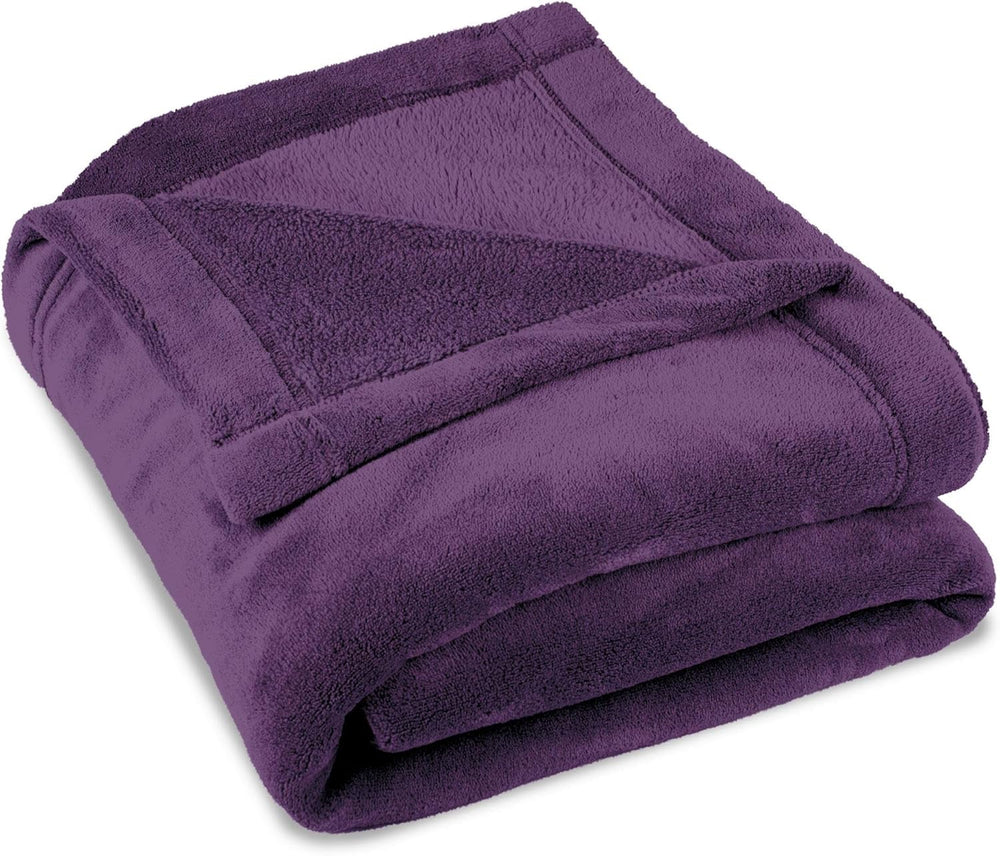 Celinatex pătură pufoasă 150 X 200 Cm albastru deschis pătură canapea cald pătură moale microfibră Fleece Oeko-Tex Montreal Paturi si Cuverturi Besuche den CelinaTex-Store Violet 150 X 200 Cm