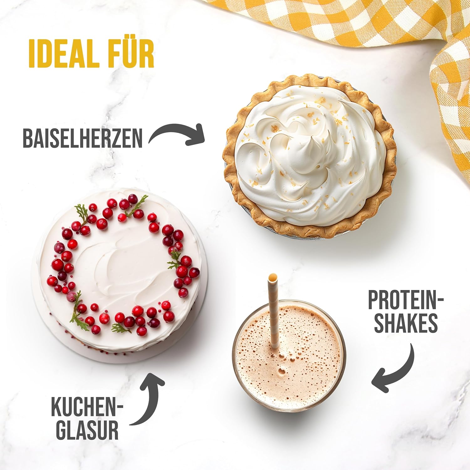 Easy Yummy 100% białka jaj w proszku do gotowania i pieczenia