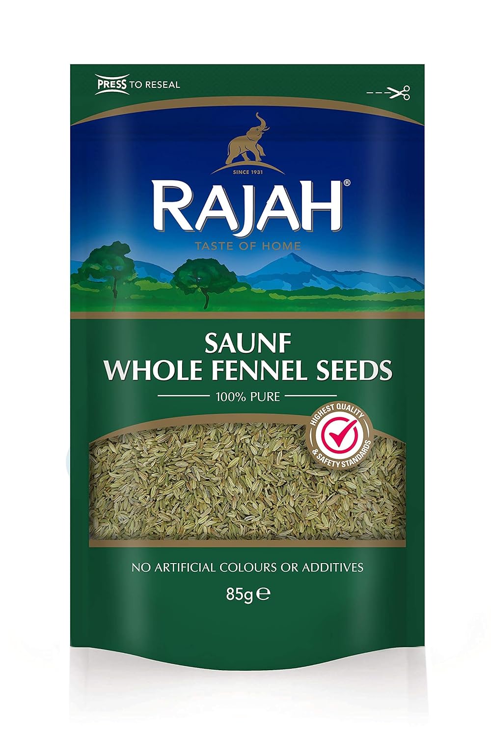 Rajah Kreuzkümmelsamen – Ganze Kreuzkümmelsamen zum Würzen und Kochen – 1 x 85 g