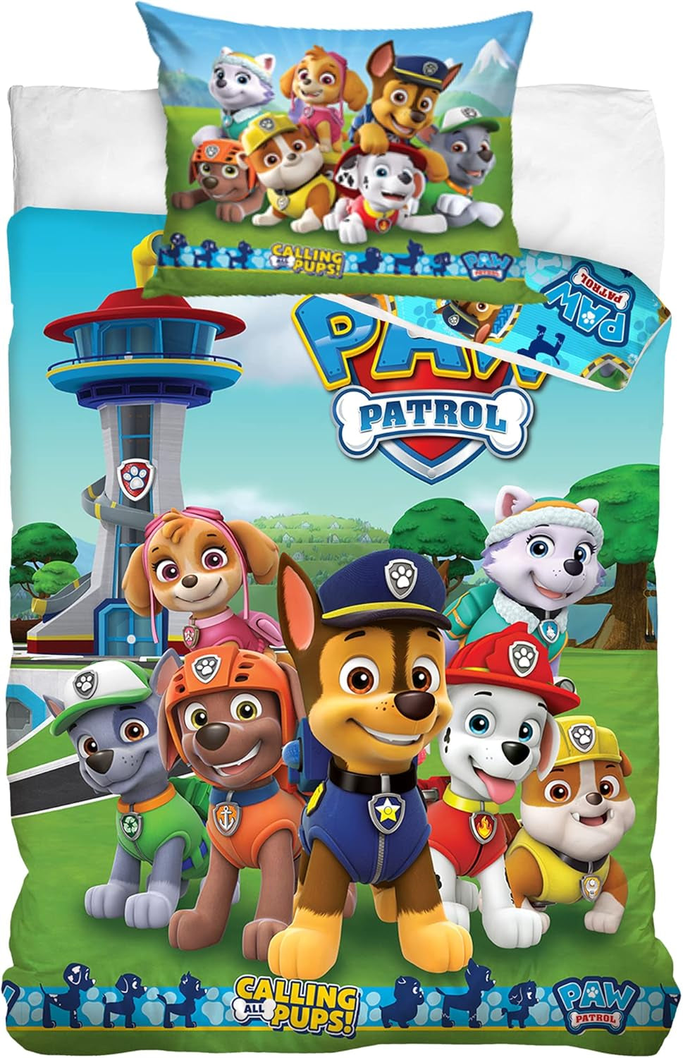 Bettbezug Bettbezug 100X135 40X60 Baumwolle · Kompatybilny z Paw Patrol Baby Kinderbettwäsche Für Mädchen Und Jungen · 2 Teilig · 1 Kissenbezug 40X60 + 1 Bettbezug 100X135 Cm Domyślny tytuł sklepu Naty