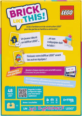 Asmodee - Brick Like This! Das offizielle Lego Spiel – schnelles und lustiges Bauspiel für die ganze Familie: Kinder, Jugendliche und Erwachsene – 15 Minuten, 2 bis 8 Spieler, ab 7 Jahren