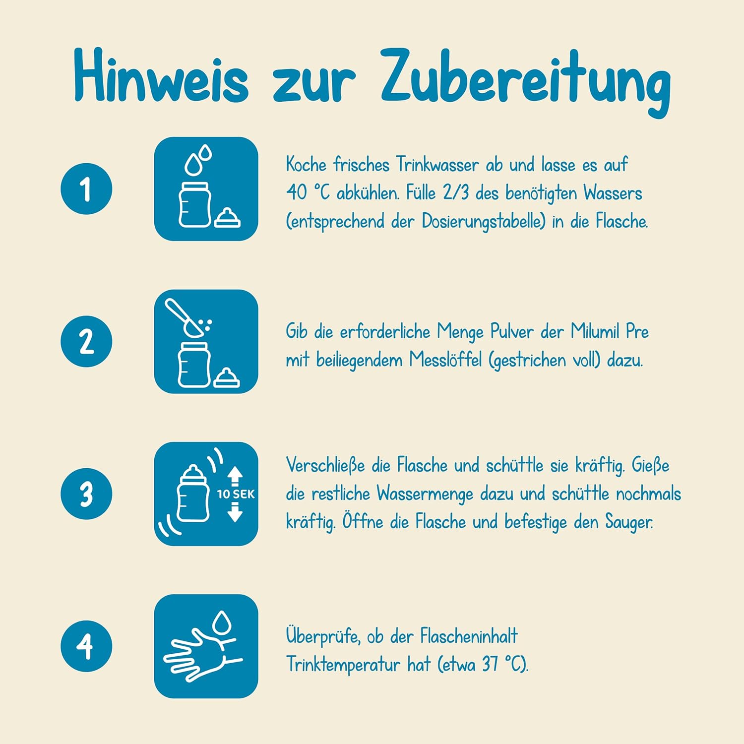 Milupa Milumil Pre, Mleko w proszku dla niemowląt - Z ważnymi składnikami odżywczymi i bez oleju palmowego - 800 g Naty Shop