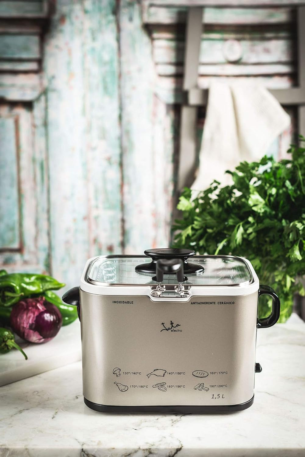 Tamaño FR326E - Frytownica, 1000 W, 1,3 litra Naty Shop Appliances