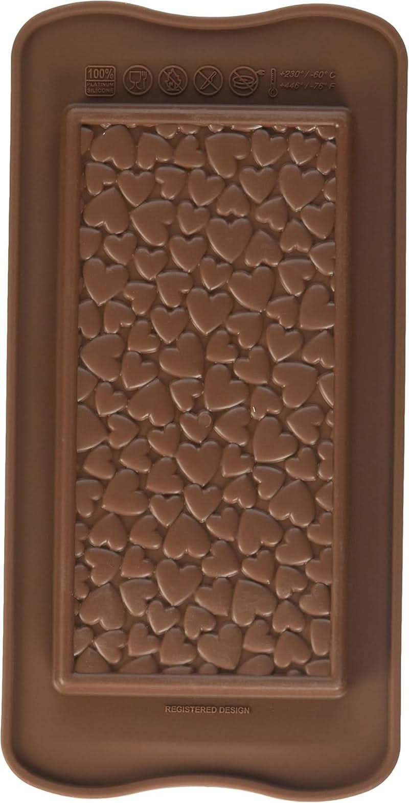 Forma silikonowa Silikomart Love Tabletki 15,5 x 7,7 x wys. 0,9 cm, 85 ml, 1 wnęka (SCG38) Kitchen Naty Shop