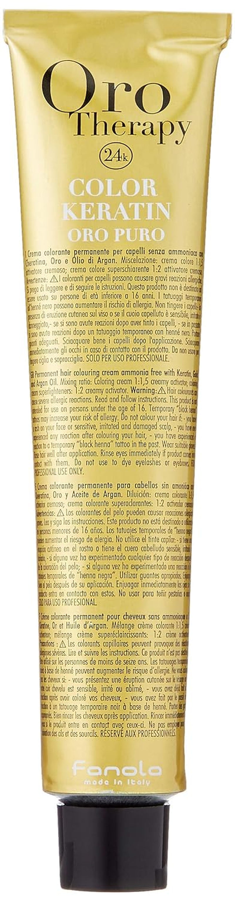 Fanola Oro Therapy Color Keratin 5.0 100ml Vopsea pentru par Naty Shop