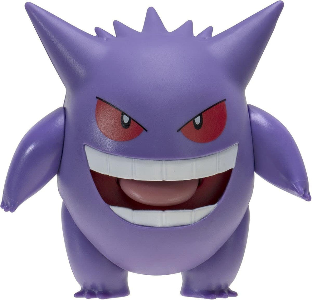 Pokémon PKW0359 - Figurka z funkcją bitwy - Gengar Oficjalna ruchoma figurka 11,5 cm Figurki Naty Shop Domyślny tytuł