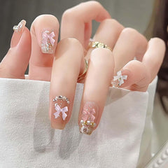 100 Stück 3D Nageldekorations Sets Schleifen Nagelanhänger Nagelkunst Dekorationen Schleife Für Acrylnägel, Süße Kawaii-Schleifenanhänger, Hübsche Nagel-Schleifenanhänger-Dekoration