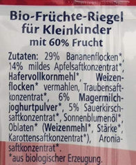 Organiczny batonik Hipp Fruit-Friend Leopard, jogurt-wiśnie w puree bananowym, 22 x 23g Matka i Dziecko Naty Shop