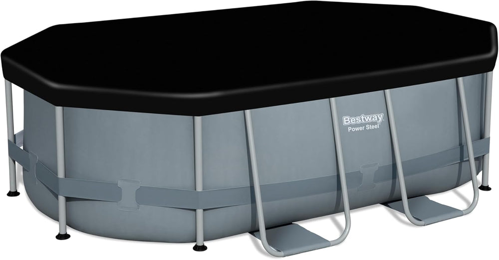 Plandeka PCV Bestway 305 x 184 cm, czarna, owalna