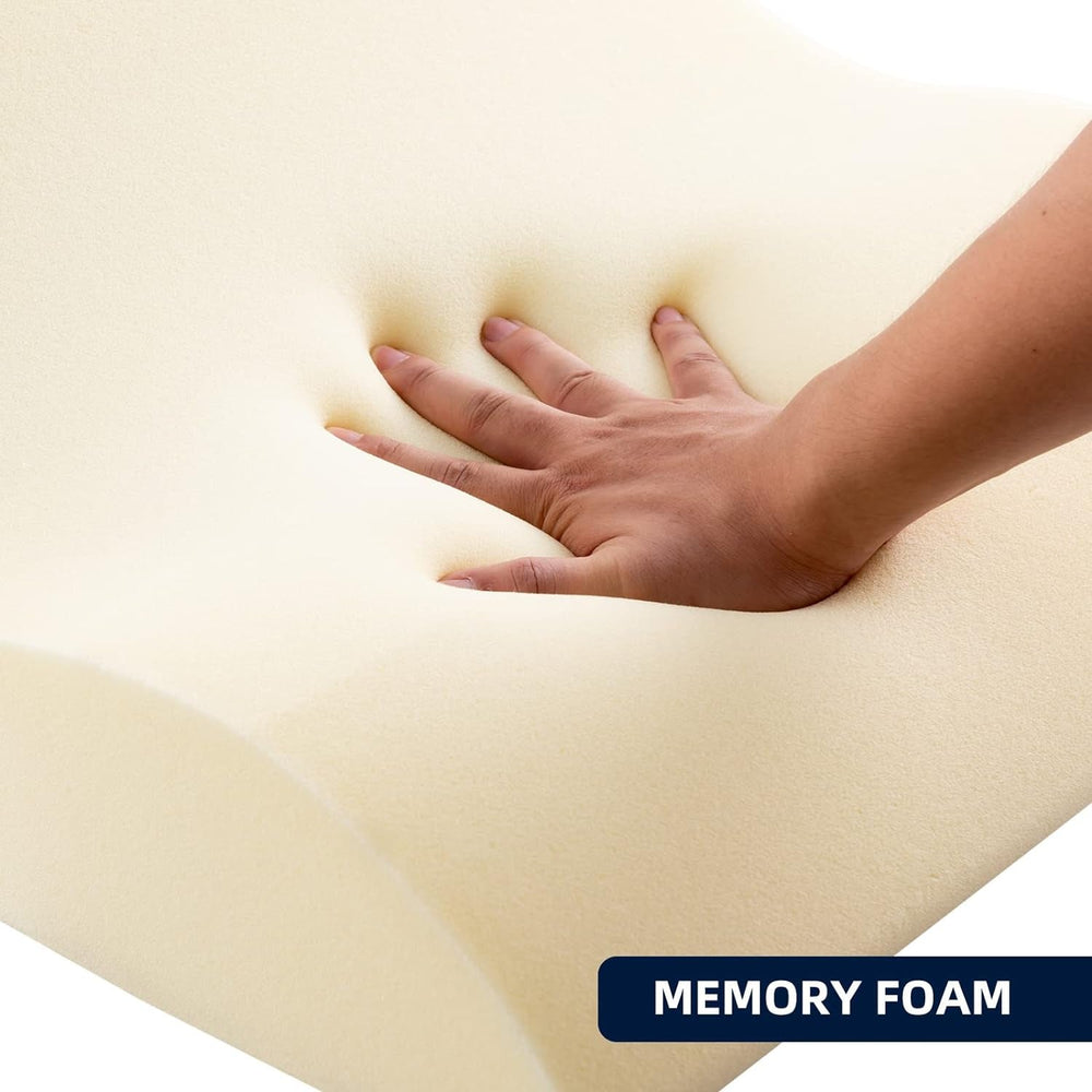 Pernă de citit pentru pat și canapea - Pernă cu pană din spumă cu memorie - Pernă ergonomică pentru spătar - Perfectă pentru susținerea spatelui în timp ce vă relaxați, vă jucați, citiți sau vă uitați la televizor - Lată