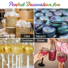 Glitter comestibil pentru bauturi, 4 grame Glitter Naty Shop