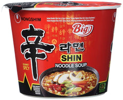 NONGSHIM - Soon Veggie Ramyun Makaron błyskawiczny - 6 x 112g - Opakowanie zbiorcze