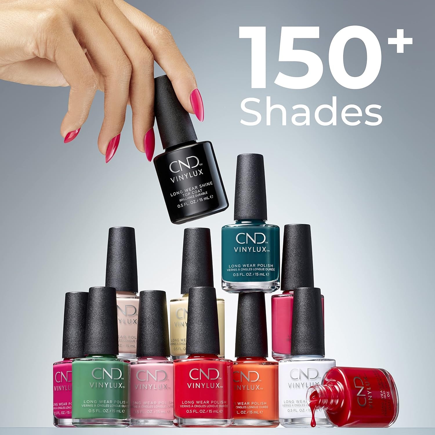 CND Vinylux - Długotrwały lakier do paznokci - Klasyczny lakier do paznokci - Złocona szałwia #433 15 ml