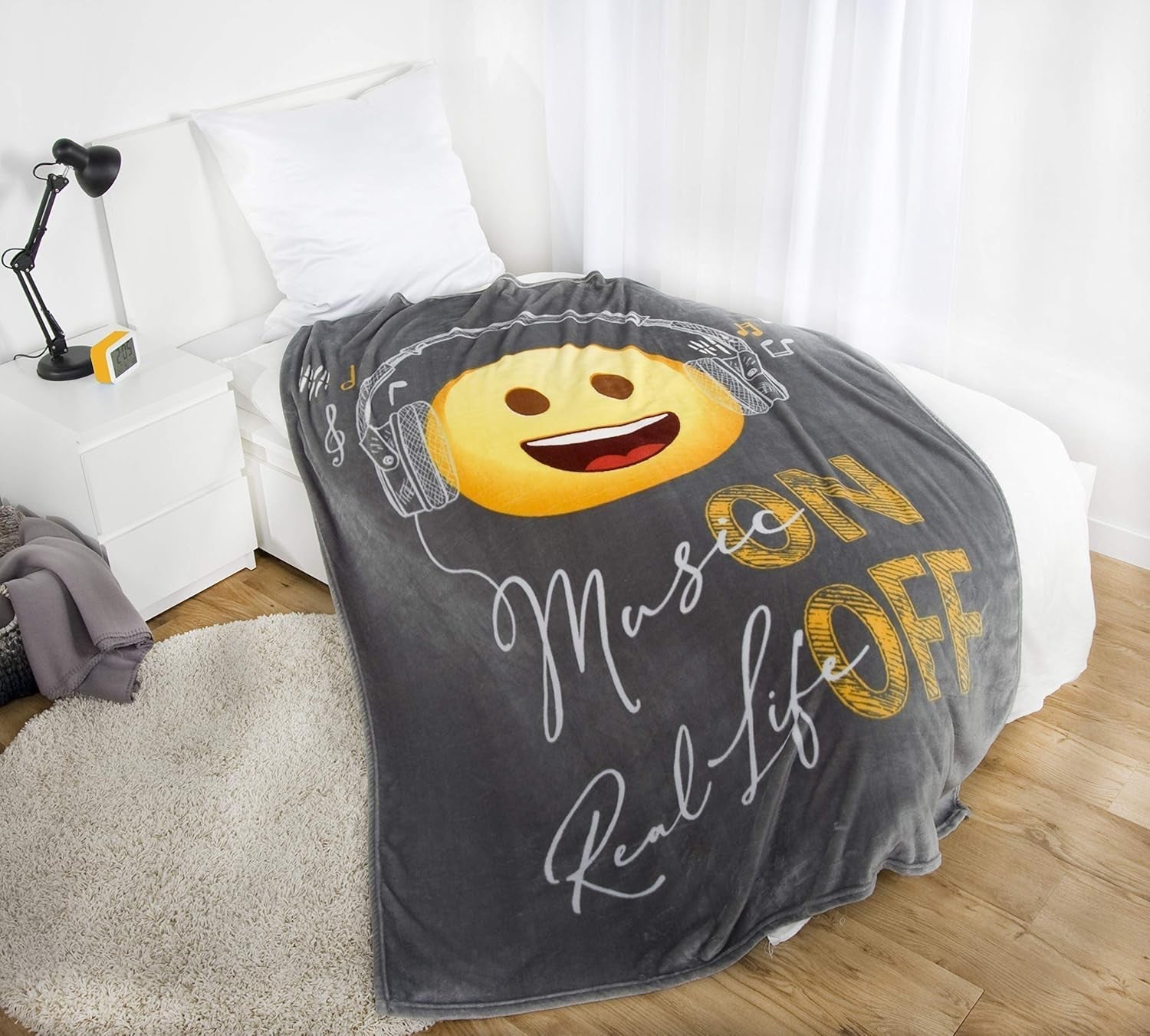 Herding Emot!X Puszysty kocyk Wellsoft, 150 x 200 cm, poliester Łóżka i koce Besuche den Herding-Store