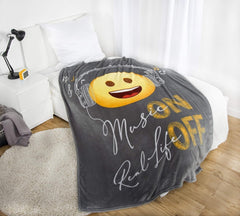 Herding Emot!X Puszysty kocyk Wellsoft, 150 x 200 cm, poliester Łóżka i koce Besuche den Herding-Store