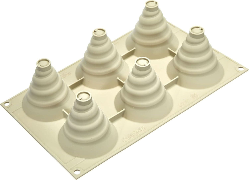 Silikomart, Forma do ciast silikonowych Tartufo, 8 pojedynczych otworów, Ø 62 H 52 mm Kuchnia Naty Shop Soffice Incanto