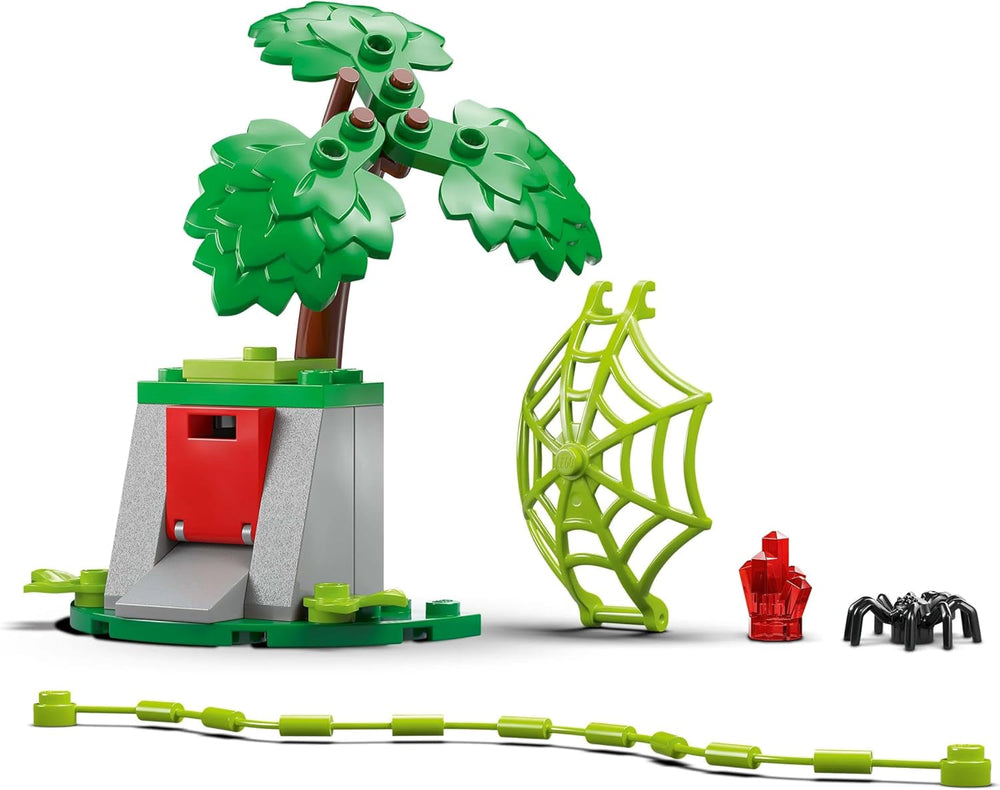 LEGO Marvel Actionspaß mit Spin und Electro in ihren Dino-Flitzern, baubares Superheldenauto für Jungen und Mädchen ab 4 Jahren, Helden Set mit Spielzeug Auto, Spidey und Seine Super-Freunde 11198