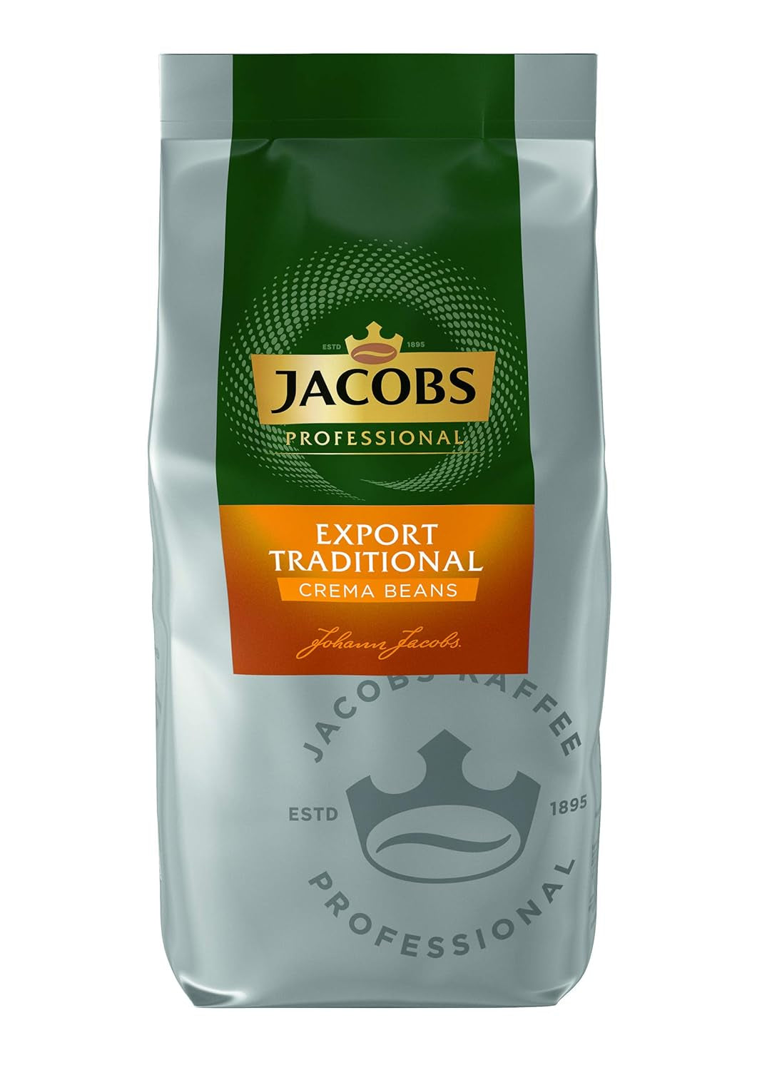 Jacobs Professional Le Grand Café Cream, całe ziarna kawy 1kg, Łagodna, Intensywność 2/5 Kawa Naty Shop 1 Kg Café Cream Export Tradycyjny