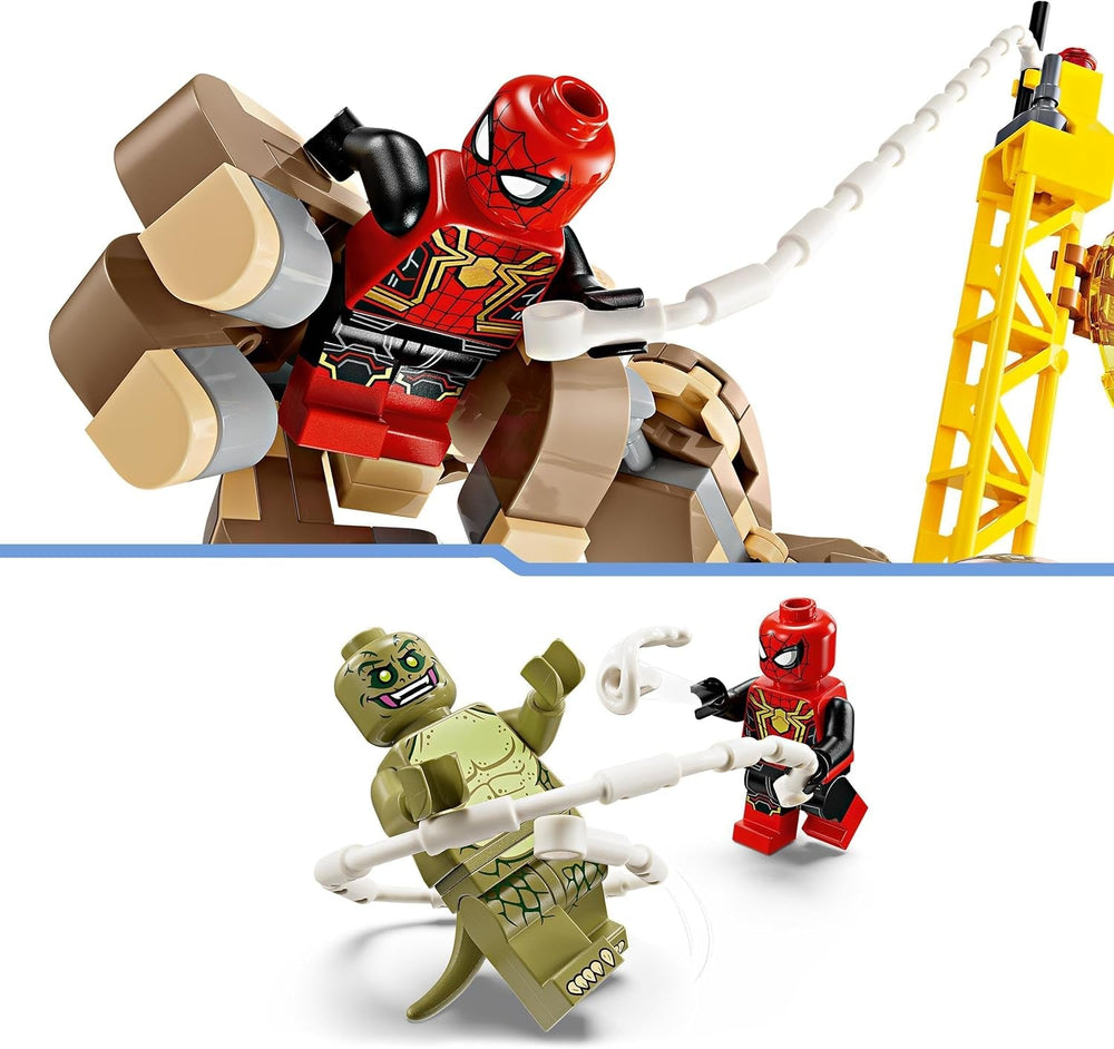 LEGO Marvel Spider-Man kontra. Sandman: Showdown Zabawka superbohatera z figurkami, w tym jaszczurki i elektro. Zabawka do budowania z odgrywaniem ról Prezent dla entuzjastów akcji Chłopcy i dziewczęta 76280 Zestawy do budowania Besuche w sklepie LEGO