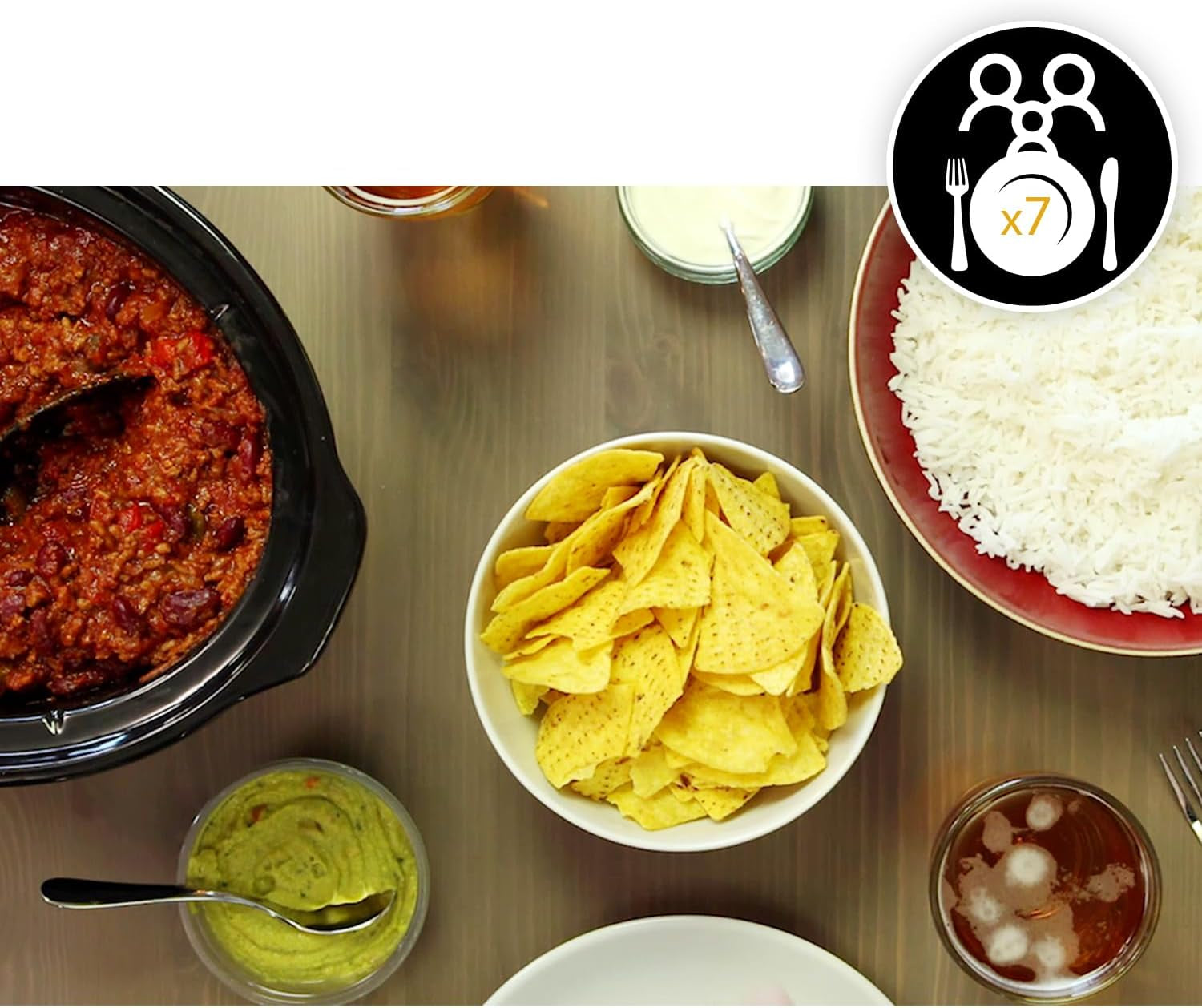 Garnek, Wolnowar elektroniczny, 5,7 L (5-6 osób) Wolnowar Naty Shop