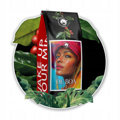 Cafea măcinată DE BOA 1KG | 100% Arabica | cu note de ciocolată și nuci | boabe de cafea prăjite mediu, aciditate scăzută | ideală pentru espressoare | Blue Orca Coffee Roastery