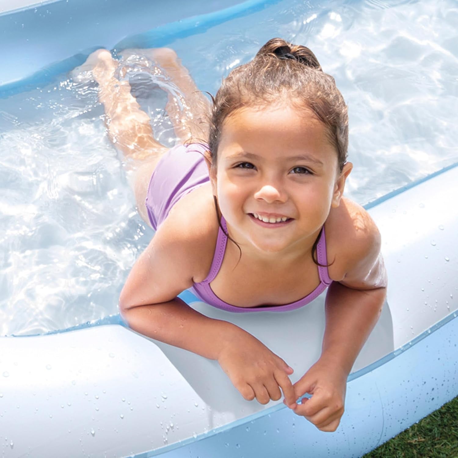 Basen prostokątny Intex - naziemny basen dla dzieci - basen dla dzieci - 166 x 100 cm x 25 cm - od 2 lat