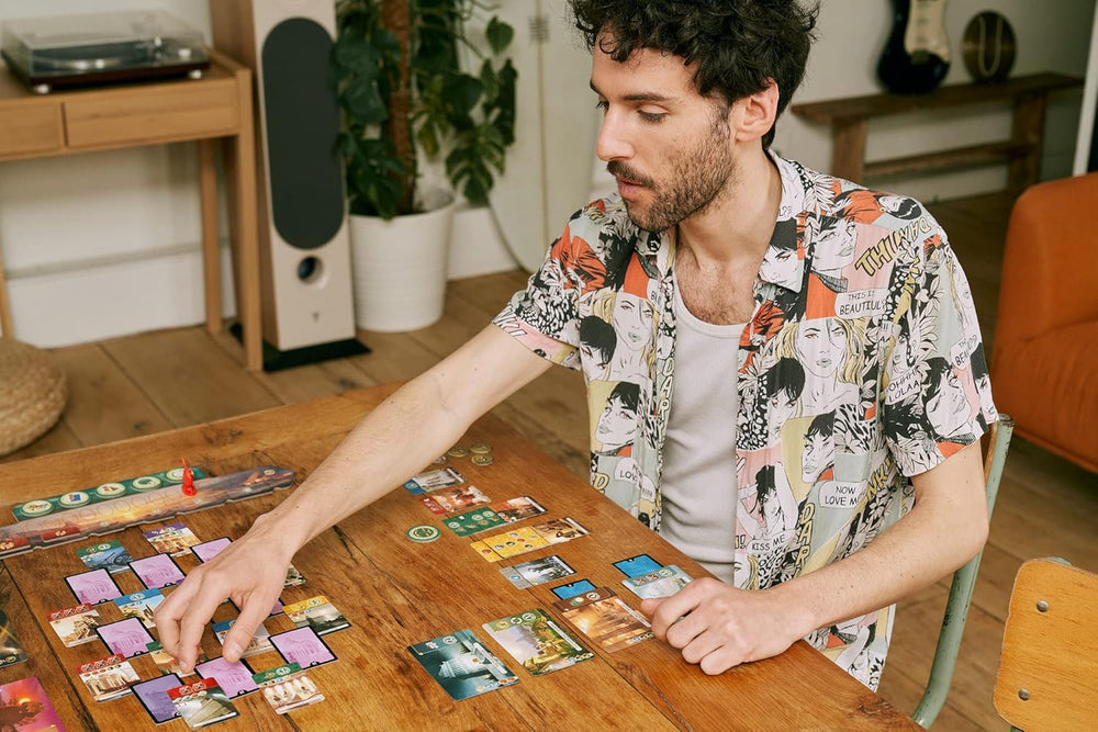 Asmodee 7 Wonders Duel, gra podstawowa, gra dla koneserów, gra strategiczna, 2 graczy, wiek 10+, 30 minut, niemiecki