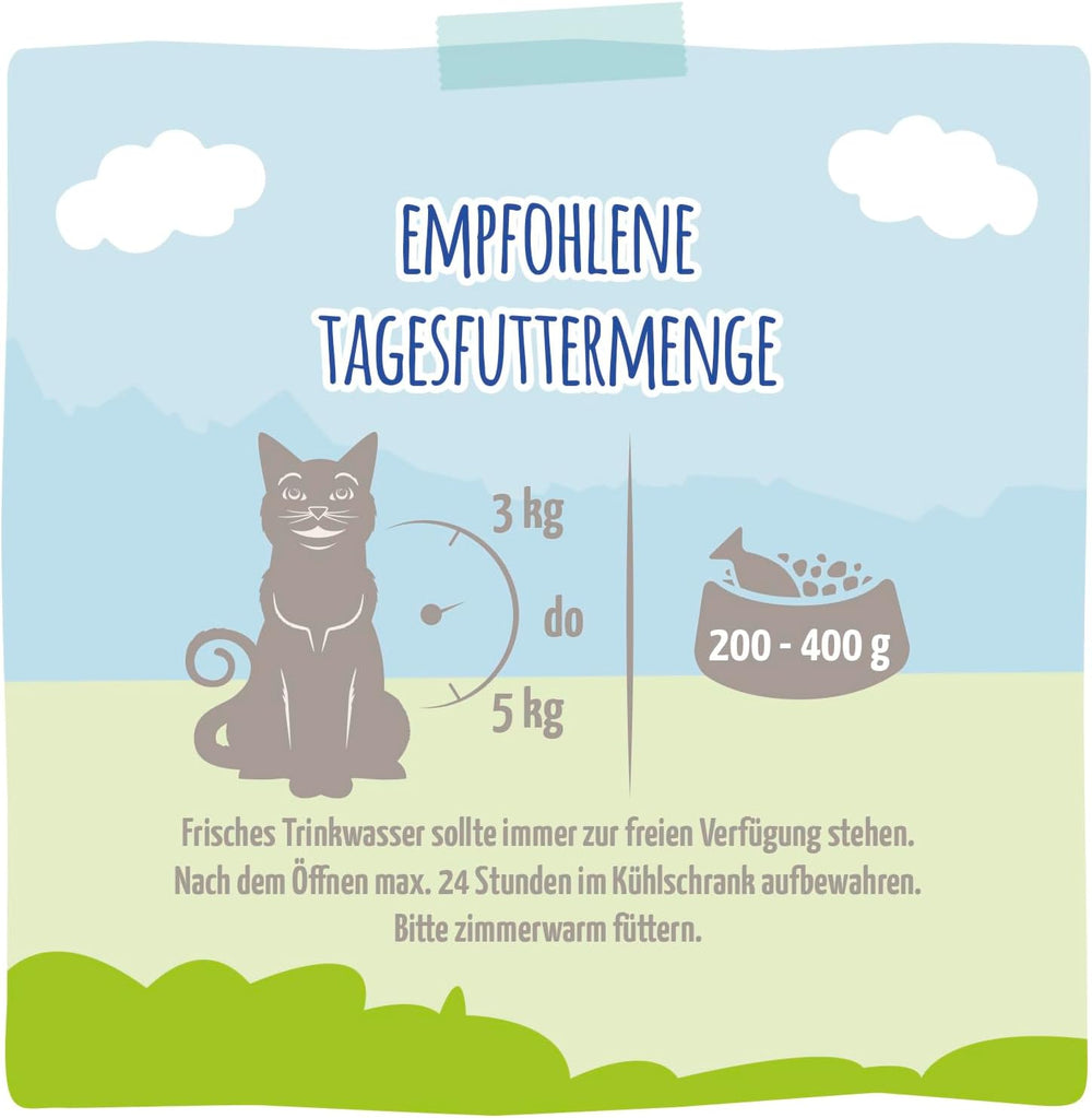 MjAMjAM - Hrană umedă premium pentru pisici - păstrăv rafinat cu pui suculent, pachet de 6 (6 x 400g), fără cereale