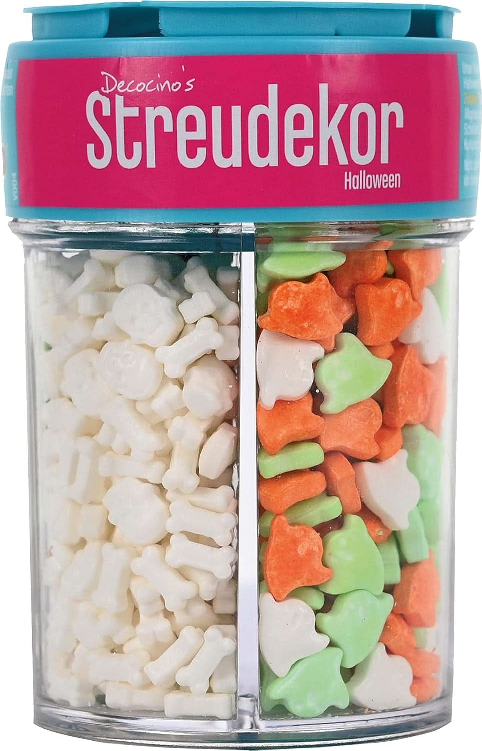 Decocino Halloween Sprinkles, wielobarwne, 120 gramów Posypka Naty Shop