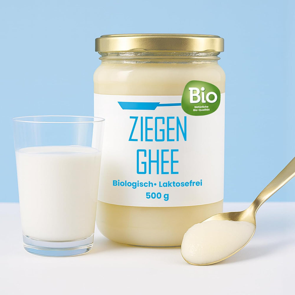 Ghee Easy 850g Ghee Bio von Grasgefütterten Kühen - Masło Ghee ohne Zusatzstoffe - Zertifiziert Organisch & Biologisch - Hochreines Ayurveda Ghee ohne Laktoza i Gluten - 100% Europäisch