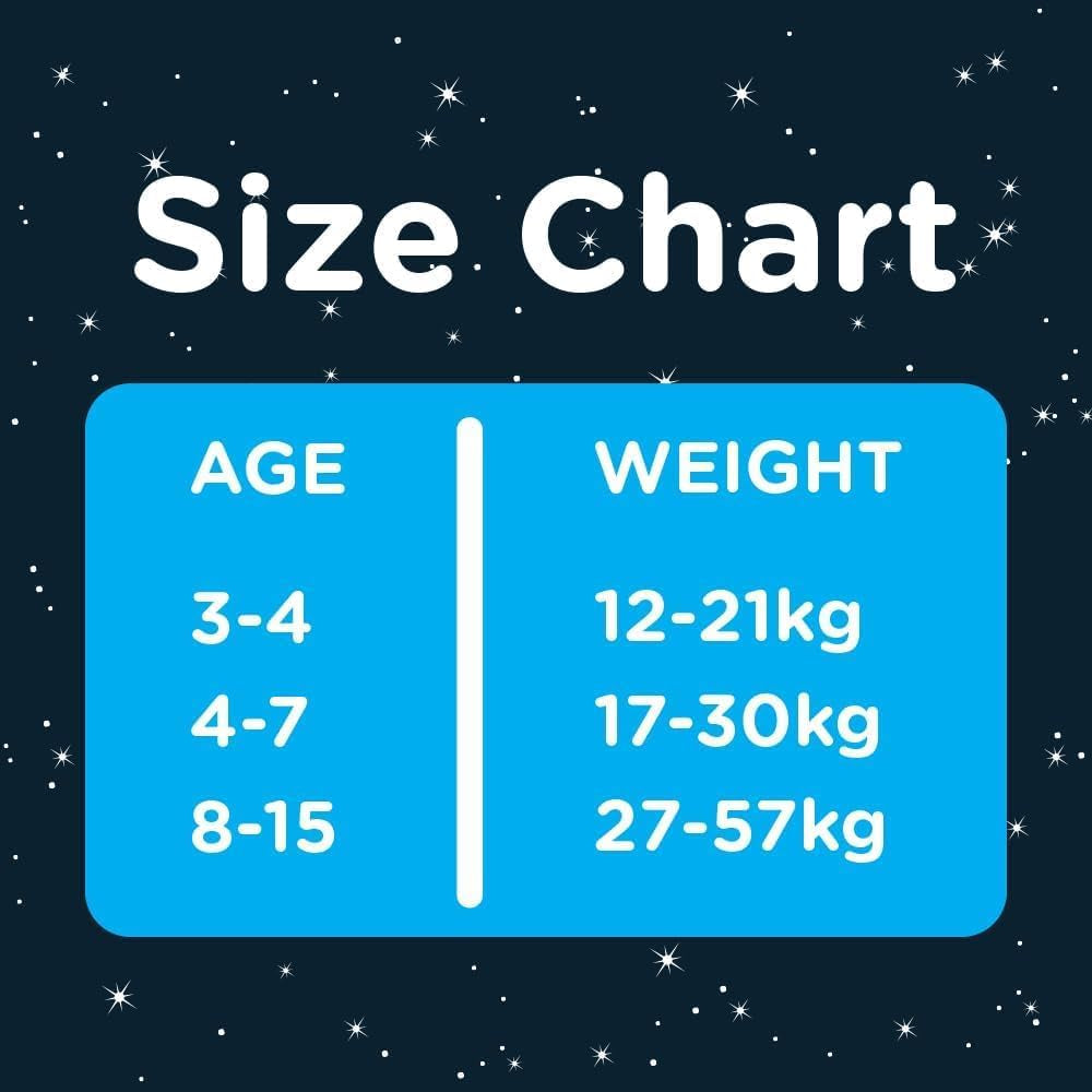 Spodnie od piżamy DryNites dla chłopców 3-5 lat 1 opakowanie (1 x 16 sztuk)