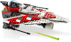 LEGO Star Wars Jedi Bob's Starfighter Zabawka do budowania Statek kosmiczny Klocki zabawkowe Popularne postacie Prezent urodzinowy dla chłopców Dziewczęta i wszyscy fani powyżej 8 lat 75388 Zestawy do budowania Beuche den LEGO-Store
