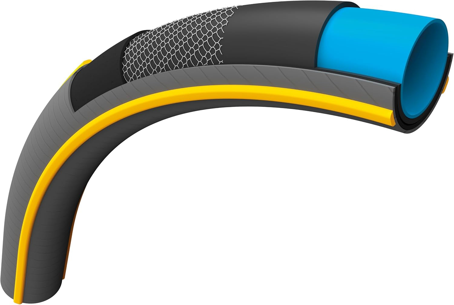 Furtun HOZELOCK - Ultramax 12,5 mm x 30 m, până la 70% PVC reciclat, robust, rezistent la intemperii, anti-răsucire, rezistent la îndoire și strivire, gri