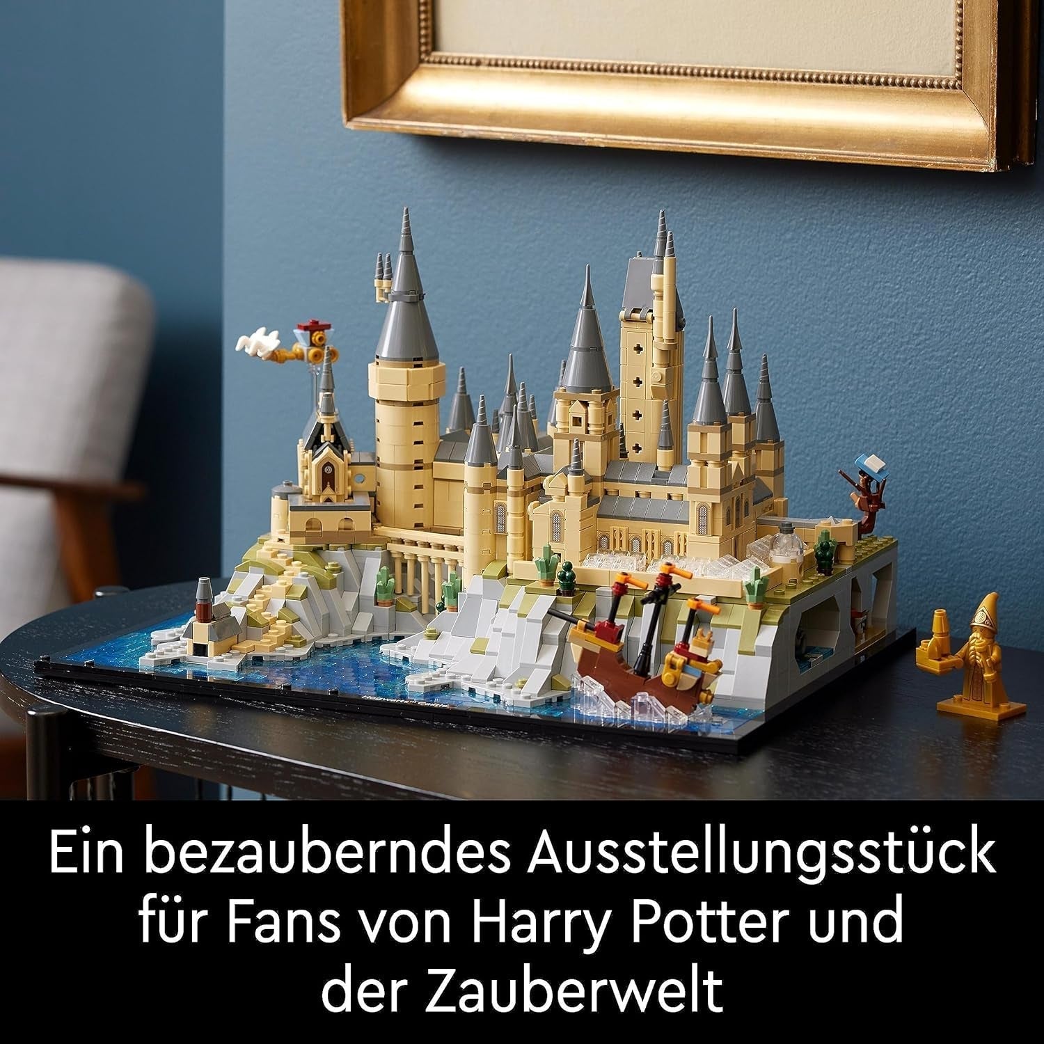 Zamek Hogwart LEGO Harry Potter ze skrzydłami zamku — zestaw z kolekcji dla dorosłych, zawierający wieżę główną i wieżę astronomiczną, komnatę tajemnic i minifigurkę architekta — prezent dla kobiet — 76419 Zestawy do budowania Besuche den LEGO-Store