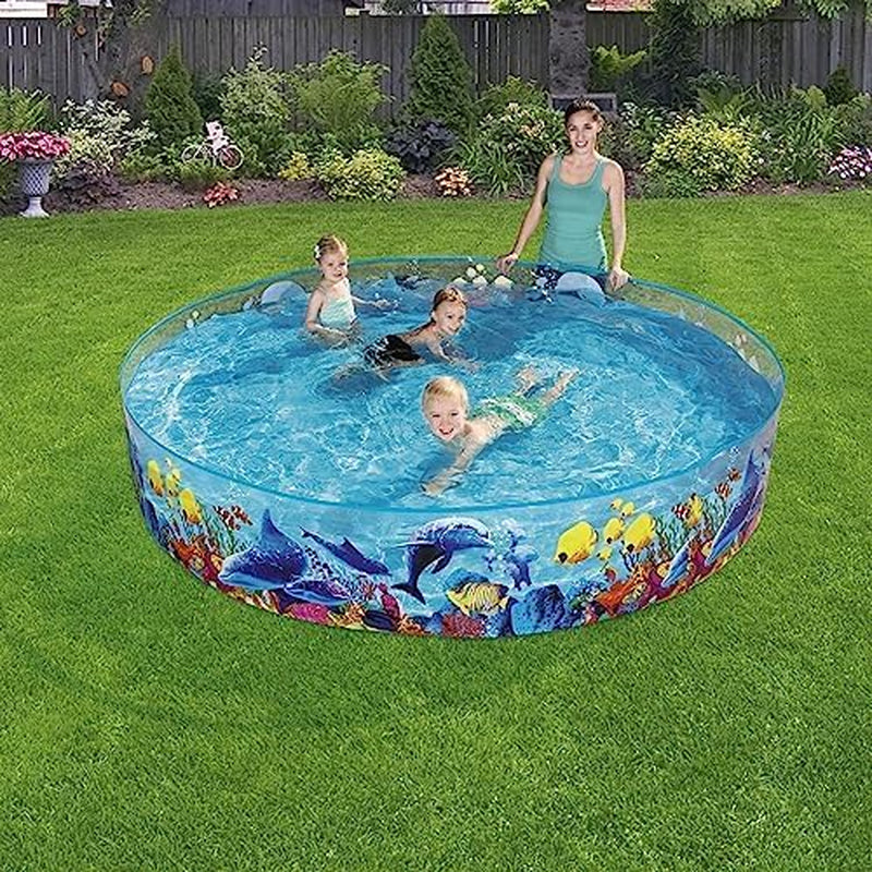 Bestway 55031 - Stały basen Fill 'N Fun 244x46cm ryba-klaun,