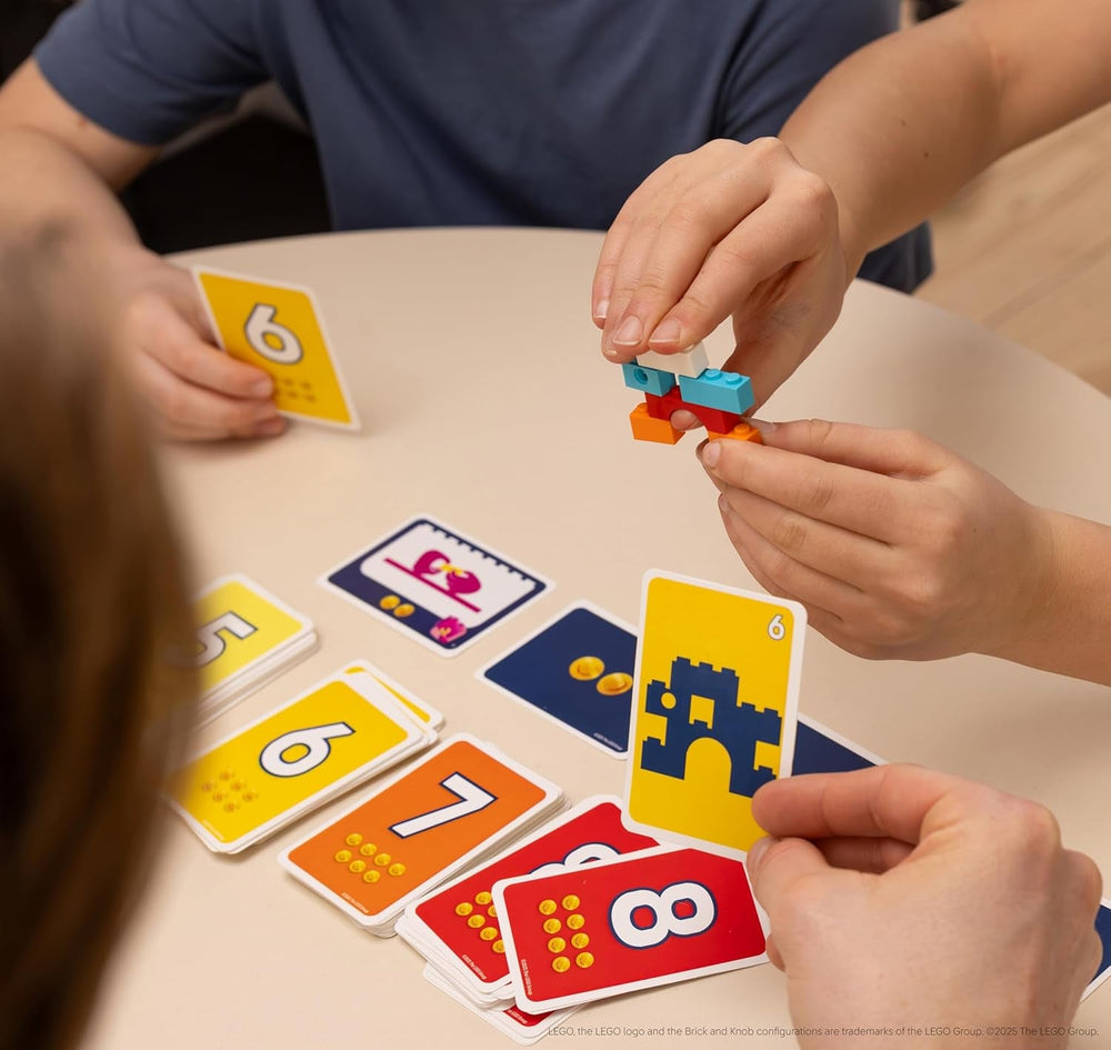 Asmodee - Brick Like This! Das offizielle Lego Spiel – schnelles und lustiges Bauspiel für die ganze Familie: Kinder, Jugendliche und Erwachsene – 15 Minuten, 2 bis 8 Spieler, ab 7 Jahren