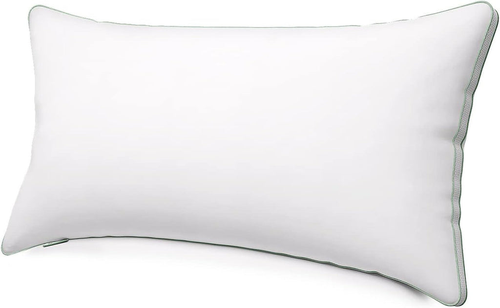Novilla Pillow 65X65 Set de 2, 2800G (1400Gx2) Pernă reglabilă în înălțime Pernă pătrată de dormit Pernă albă de pat cu zip față de pernă lavabilă Perne standard Naty Shop Seria 11 45X74Cm (1 bucată)