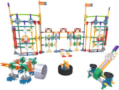 K'Nex Basic Fun Mega Models Bauset, 3D Lernspielzeug für Kinder, 700-teiliges STEM-Lernset, Ingenieurwesen für Kinder, buntes Bauset mit 40 Modellen für Kinder ab 7 Jahren