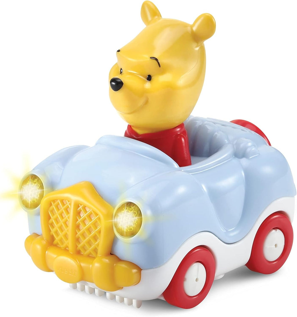 VTech TUT TUT Baby Flitzer - Mașina decapotabilă a lui Winnie the Pooh - Mașină de jucărie cu muzică, propoziții și sunete interesante - Pentru copii cu vârsta cuprinsă între 1-5 ani Jucarii Bebe Naty Shop