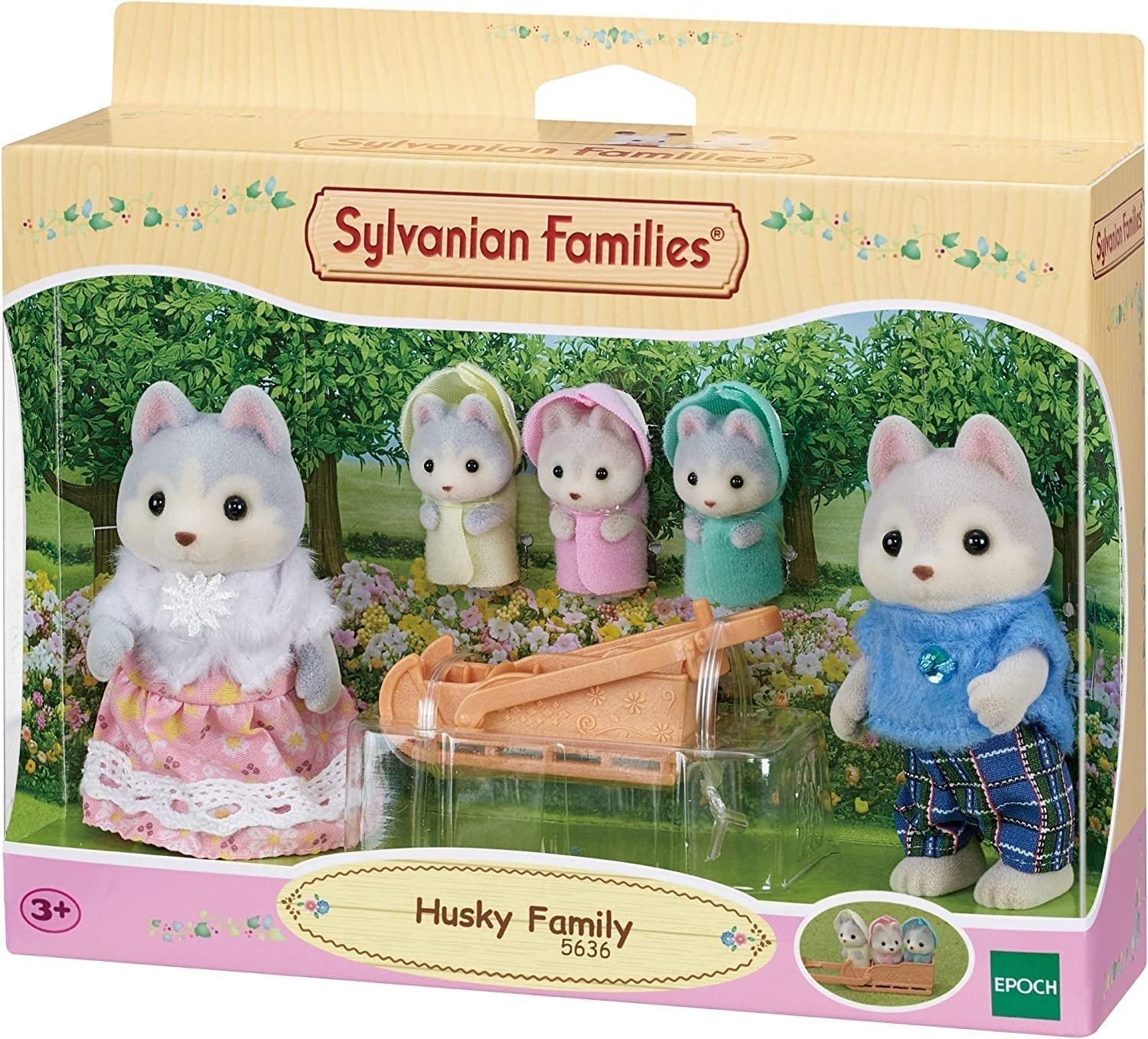 Sylvanian Families L5636 Husky Family Sklep z lalkami Naty