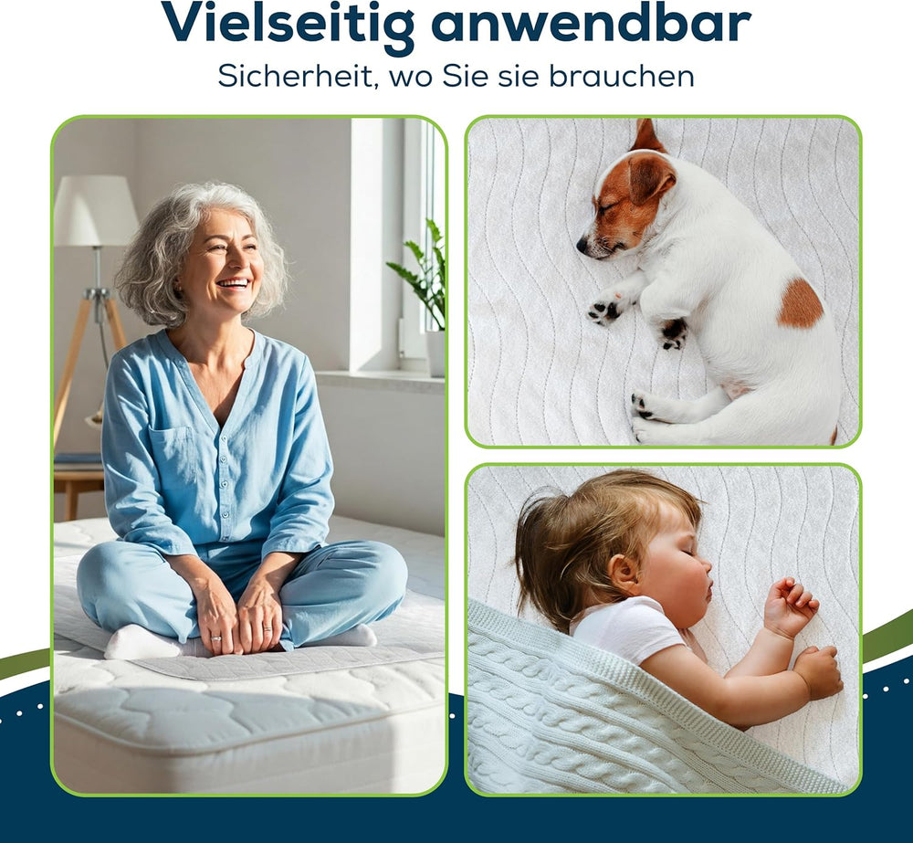 Materac na nietrzymanie moczu Sensalou 90x160 cm Wodoodporny materac na nietrzymanie moczu Zmywalny, oddychający