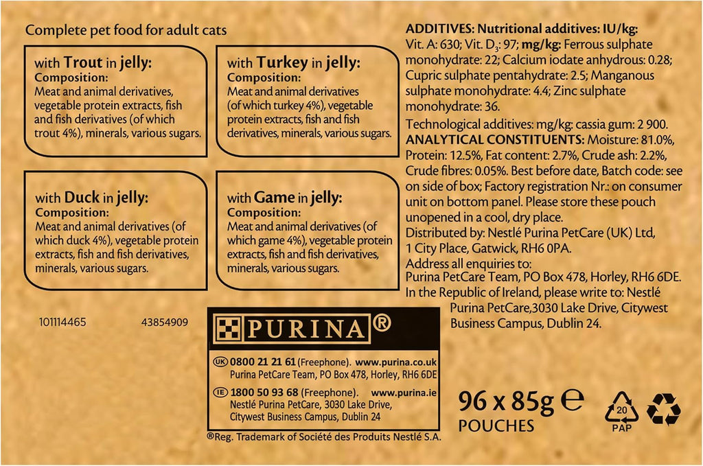 Purina Perle Country Medley, 96 X 85G